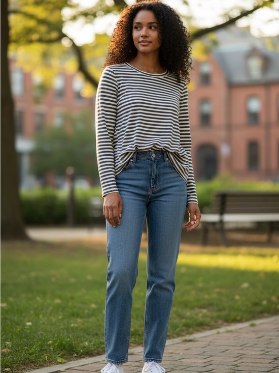Talbots Tops - Talbots Long Sleeve Striped Shirt